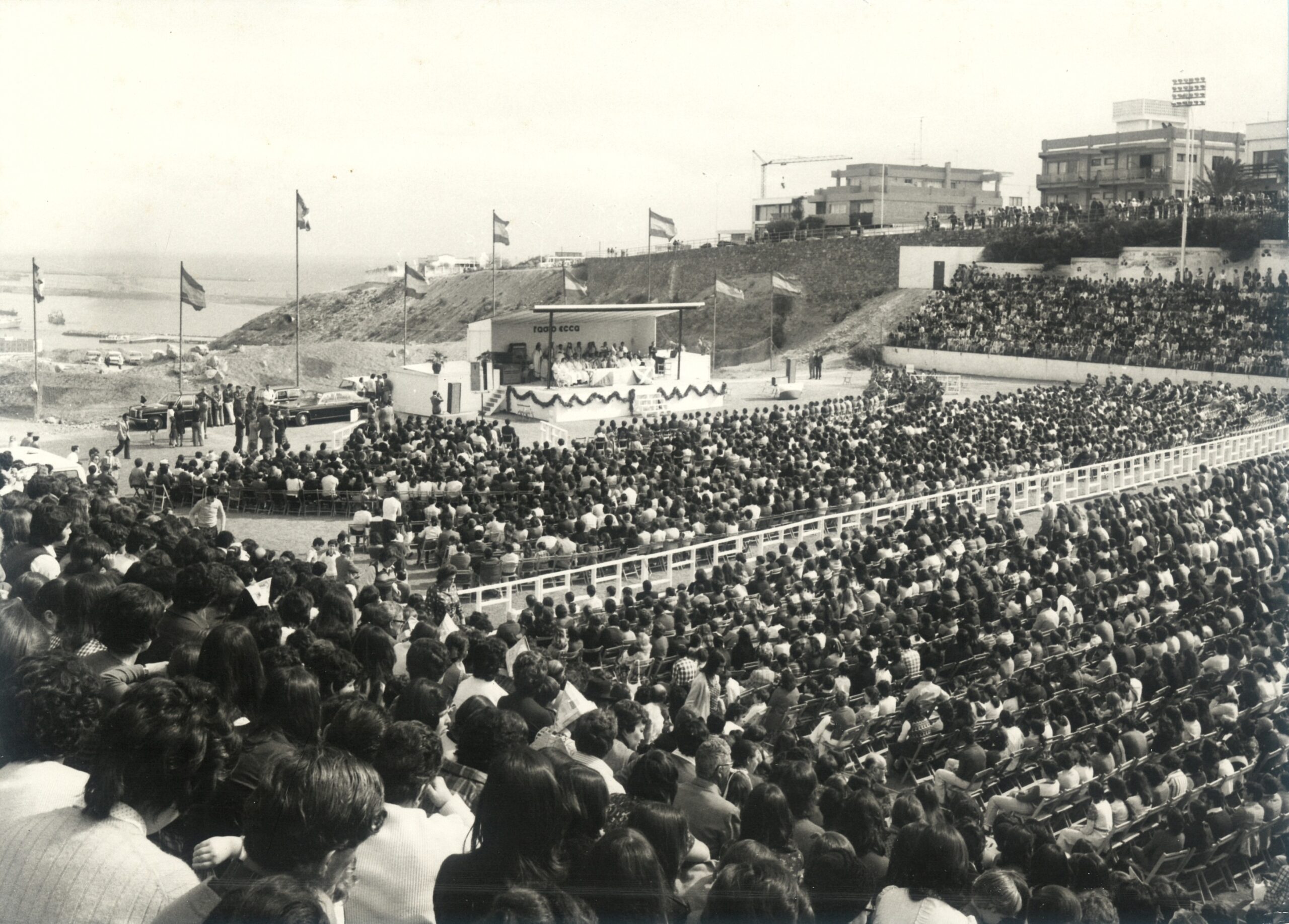 Décimo Aniversario Radio ECCA - Concentración en el estadio López Socas