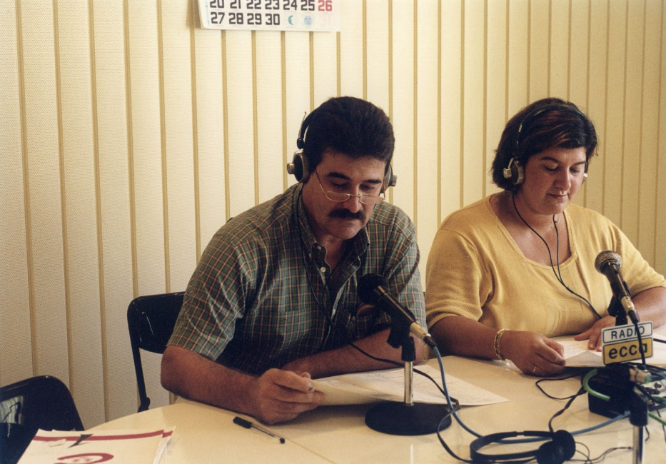 Profesorado grabando clases ECCA