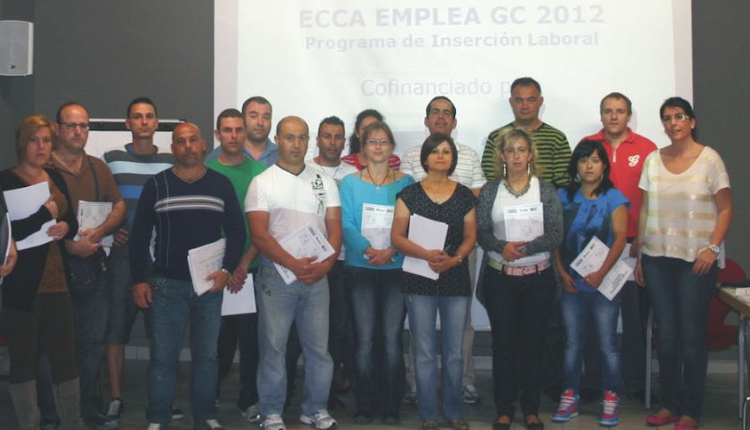 Taller formativo de ECCA Emplea en Santa Lucía de Tirajana