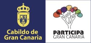 Logo participar gran canaria y cabildo de gran canaria