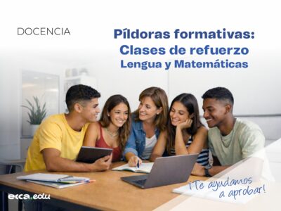 Píldoras formativas: Clases de refuerzo Lengua y Matemáticas